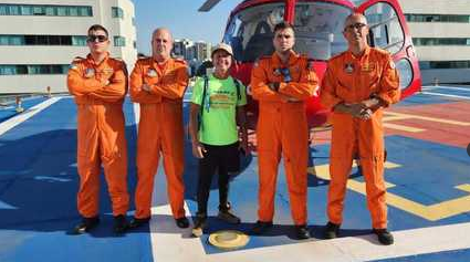 Homem que esperava por rim há 9 anos é resgatado de helicóptero em trilha para receber transplante