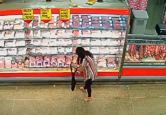 Mulher é presa após furtar mais de R$ 5 mil em picanha