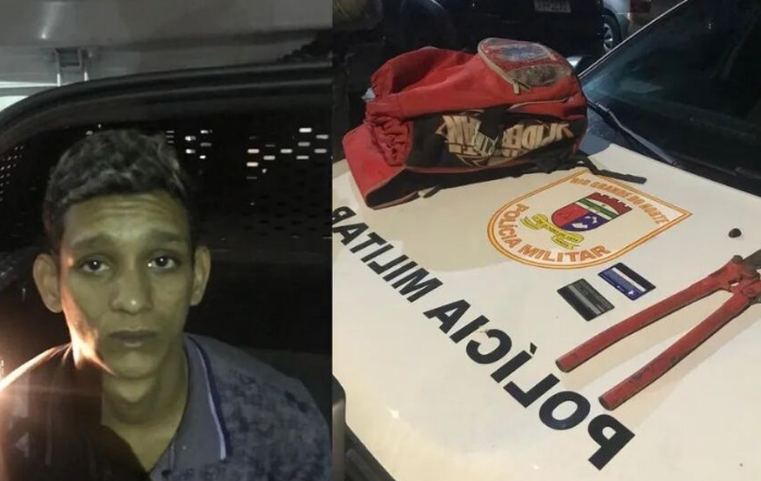 Homem é preso pela sexta vez em um intervalo de 2 anos após invadir condomínio com ferramentas de arrombamento em...