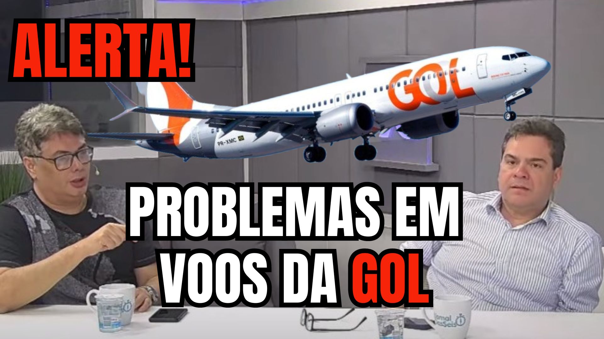 Avião da GOL faz pouso de emergência após falha em motor
