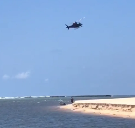 Marinha e Bombeiros devem retomar hoje buscas por jovem desaparecido na Barra do Cunhaú