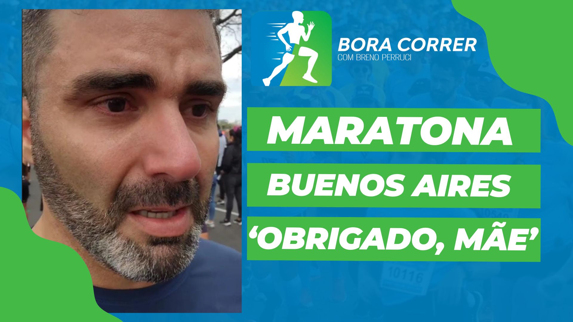 [VIDEO] Emocionante: Breno Perucci completa maratona de Buenos Aires e chora: "Obrigado, mãe"