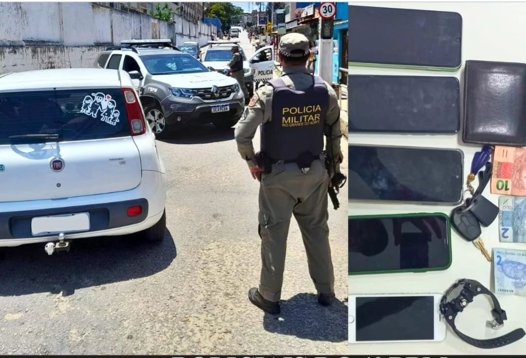 Em Mãe Luiza, PM apreende adolescente que roubou carro de motorista por app