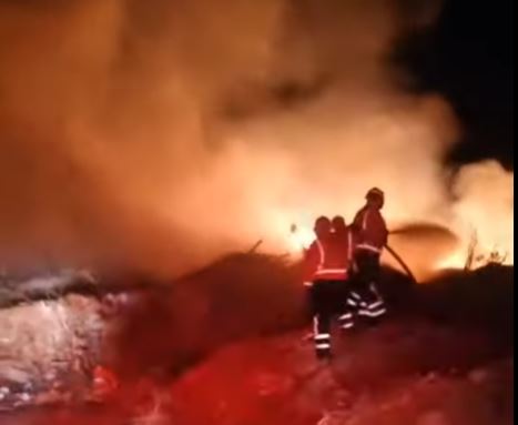 [VÍDEO] Imagens impressionantes mostram combate a grande incêndio no RN