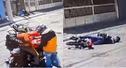 [VIDEO] Adolescente tem mal súbito e morre após tomar moto de idoso