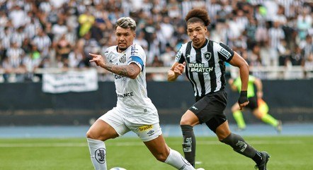 Botafogo leva gol no fim mais uma vez e empata com o Santos pelo Brasileirão