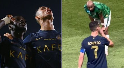 Cristiano Ronaldo se irrita com gritos de Messi, xinga torcedores e pede para árbitro ser substituído