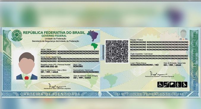 Sem RG e com Qr Code: Conheça a nova identidade produzida a partir de hoje