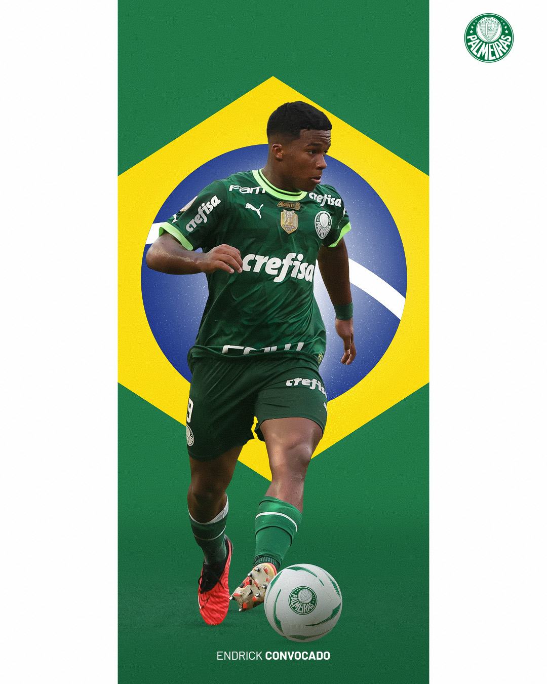 Hendrich, do Palmeiras, a novidade na seleção brasileira