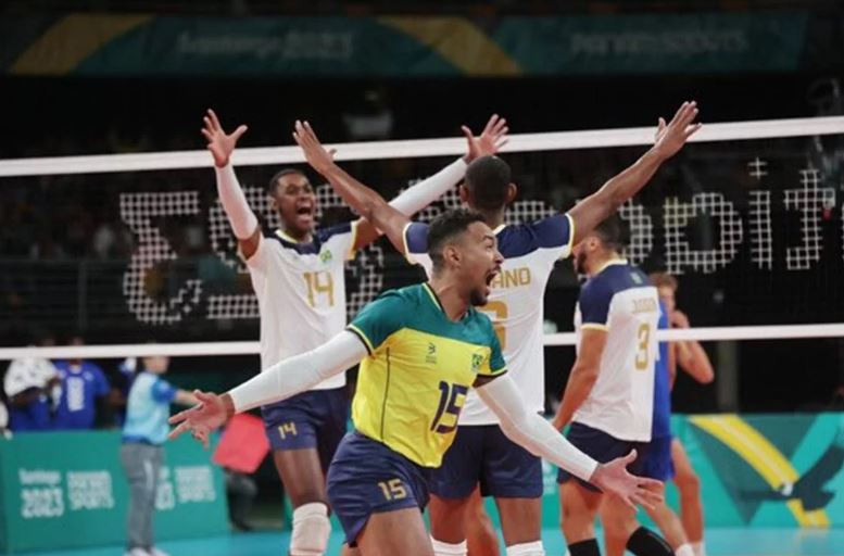 PAN: Brasil vence Cuba e avança às semifinais do vôlei masculino