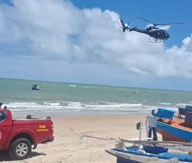 Corpo encontrado no Litoral Norte potiguar pode ser de jovem que se afogou na praia de Zumbi nesta quarta (26)