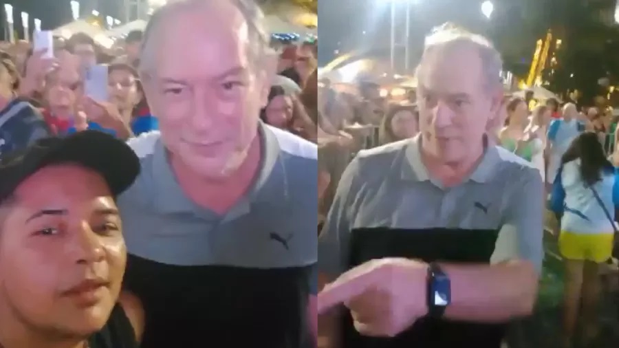 [VÍDEO] Ciro Gomes dá tapa em homem após ser chamado de bandido