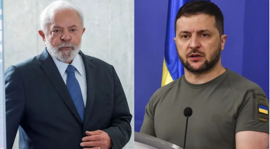 Zelensky tentou reunião com Lula antes de participar da posse de Milei