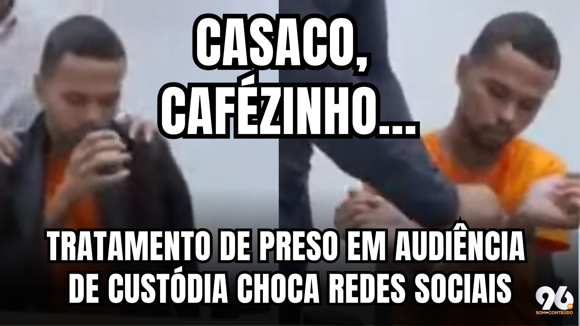 [VIDEO] Juíza viraliza ao oferecer cafezinho e casaco para preso em audiência de custódia