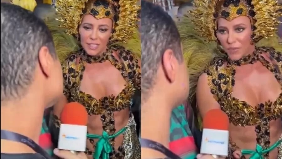 [VÍDEO] Repórter pede desculpas a Paolla Oliveira por fala e recebe conselho