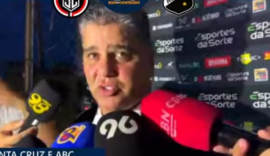 [VIDEO] Veja as explicações do ABC após a derrota para o Santa Cruz