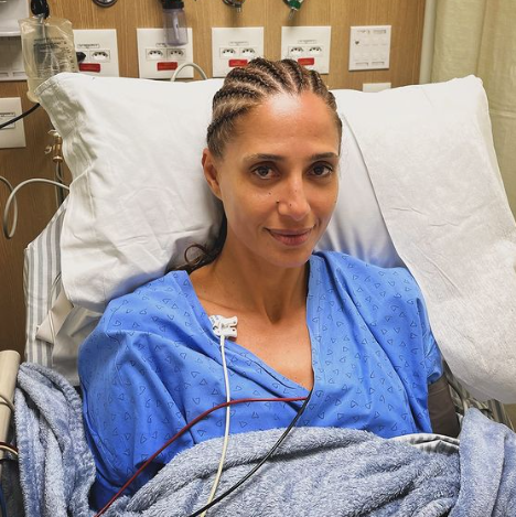 Camila Pitanga posta foto no hospital e revela diagnóstico de pneumonia assintomática