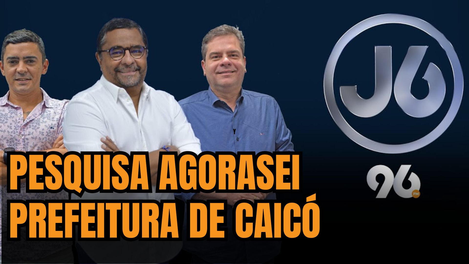 Caicó: 96 FM divulga hoje pesquisa exclusiva para prefeito 