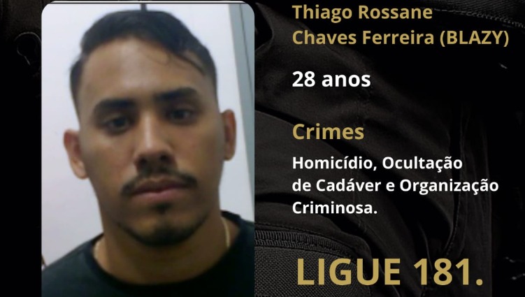 Caso Moranguinho: Polícia divulga foto do suspeito de assassinar jovem de Natal