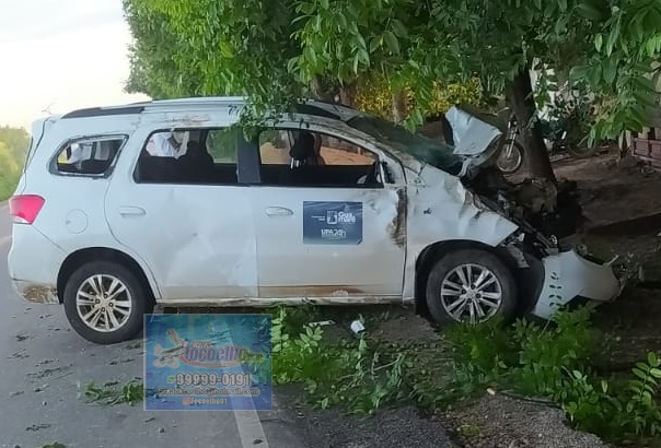 Carro de prefeitura do RN se envolve em grave acidente com vaca