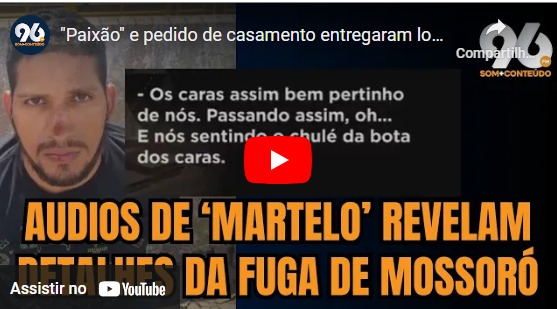 [VIDEO] Fugitivo revela que ficou bem perto de policial em Mossoró: "Senti o cheiro do chulé dele"