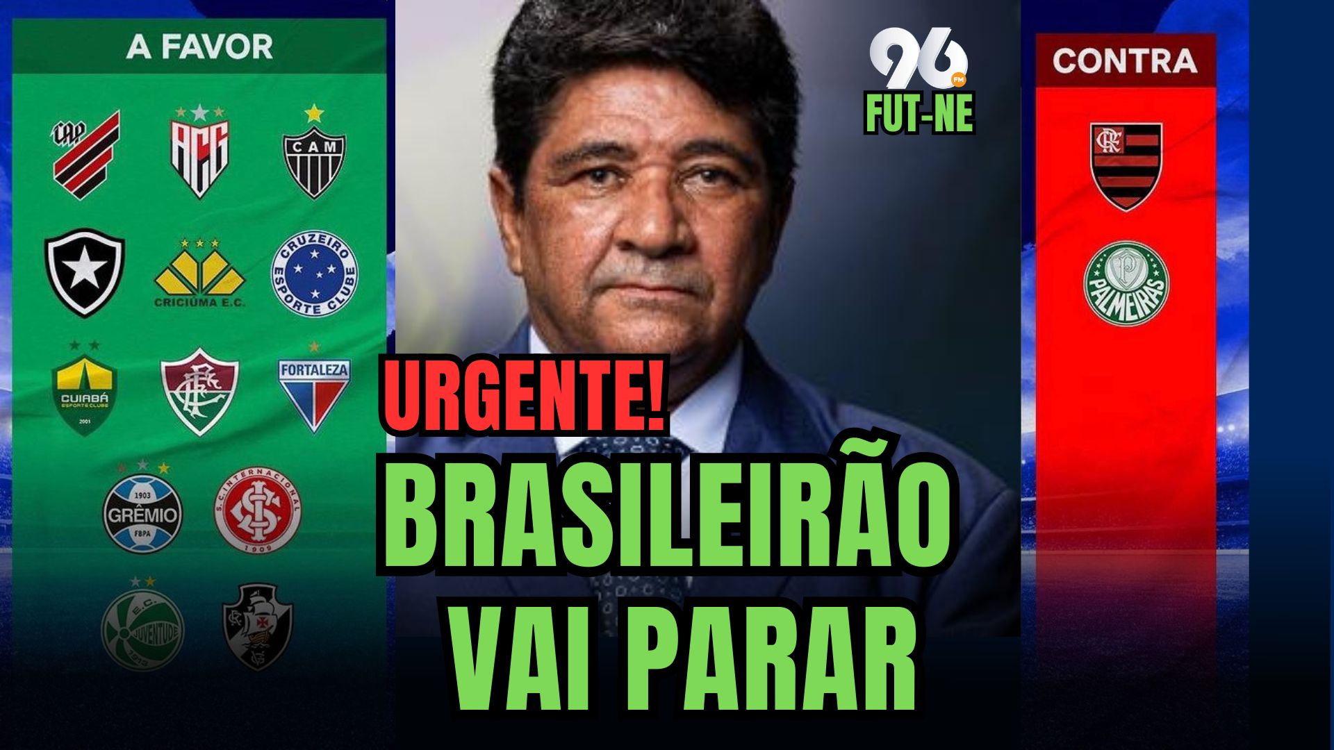 [VIDEO] Tragédia no RS: Veja clubes que são favoráveis e os que são contrários a paralisação do Brasileirão