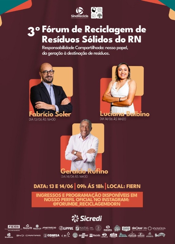 3º Fórum de Reciclagem de Resíduos Sólidos do RN