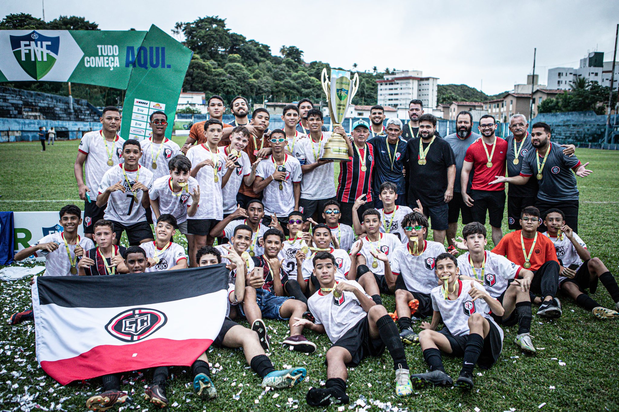 Valeu a espera: Santa Cruz é campeão potiguar sub-15