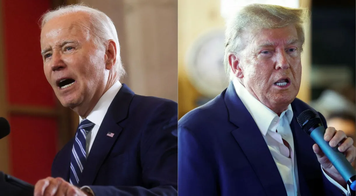 Biden chama Trump de “criminoso condenado” pela primeira vez após julgamento