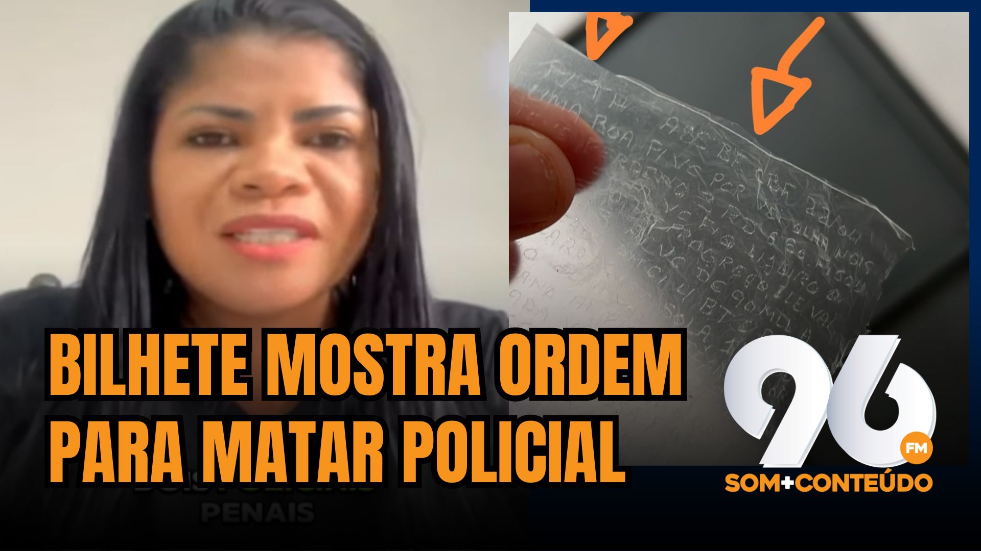 [VIDEO] Bilhete apreendido em operação ordenava morte de Vilma Batista