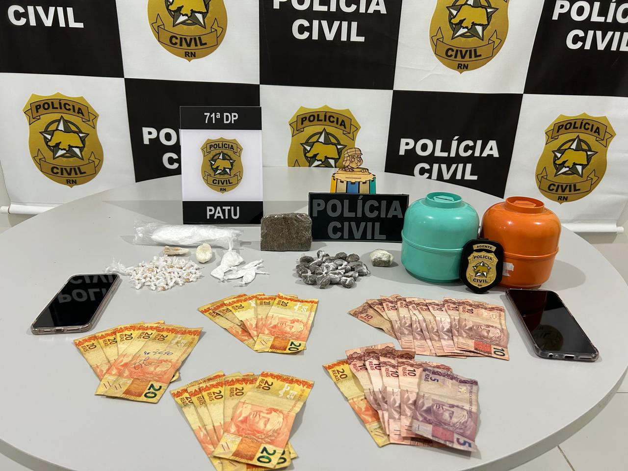 Suspeito de tráfico de drogas é preso em Patu