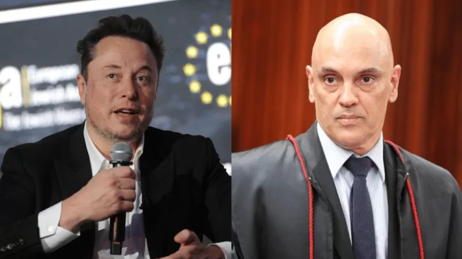 Após multa, Elon Musk manda recado a Moraes: 'A lei está violando a lei'