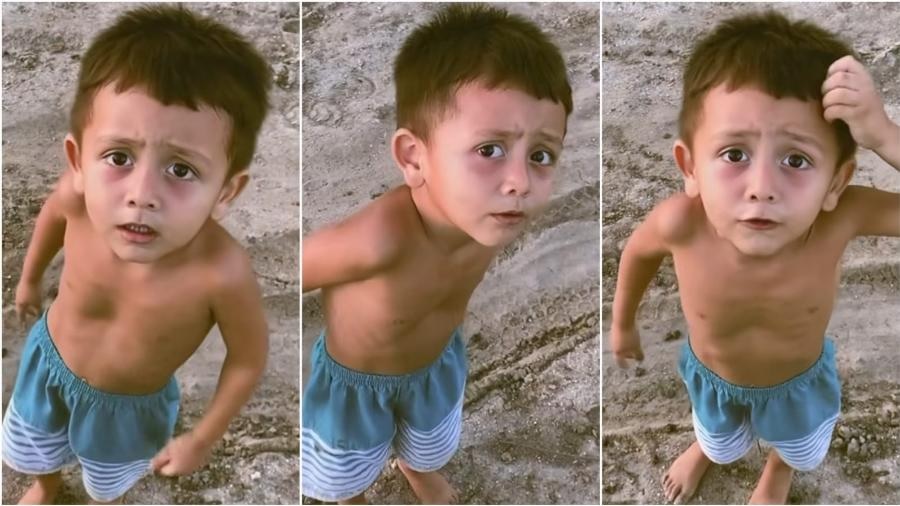 'Que foi, mulher?': menino que ganhou fama com vídeo consegue cirurgia