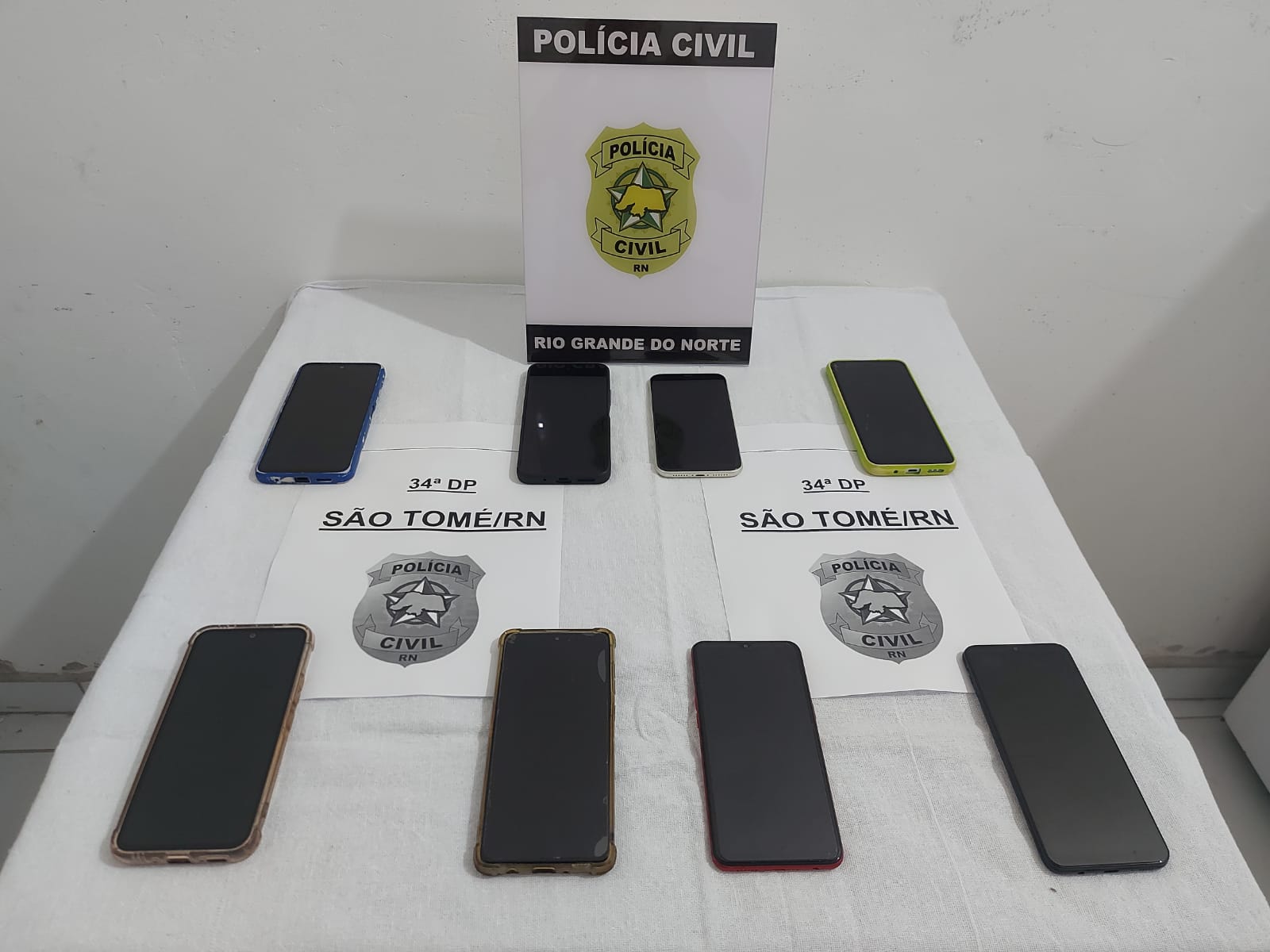 Operação Cavalgada: Polícia Civil recupera aparelhos celulares furtados em São Tomé