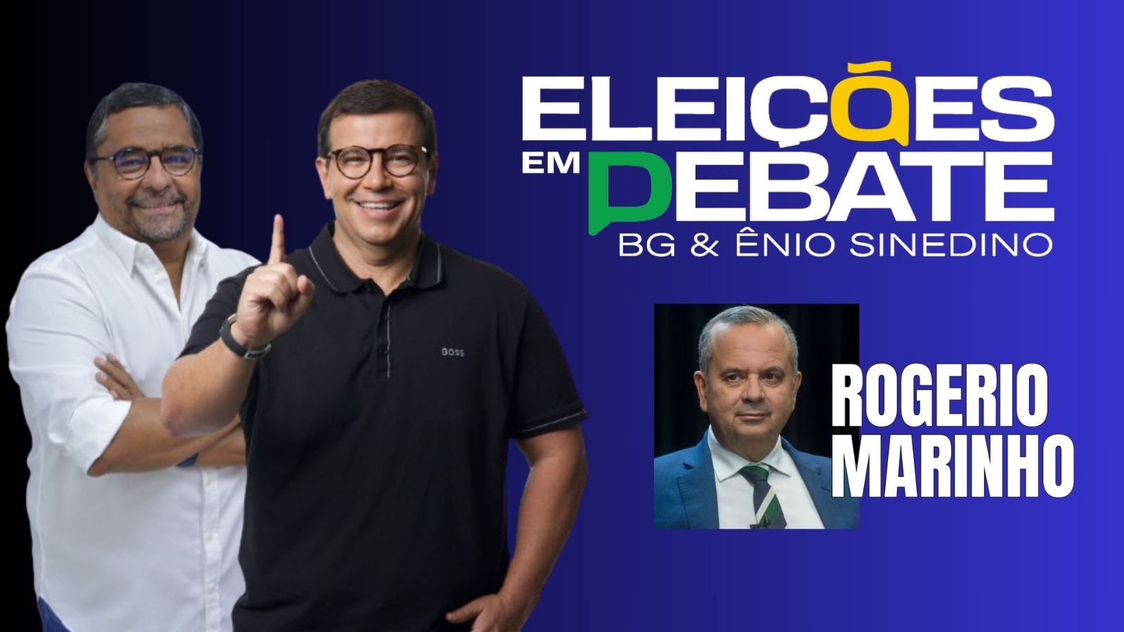 [AO VIVO] Eleições em Debate entrevista senador Rogério Marinho