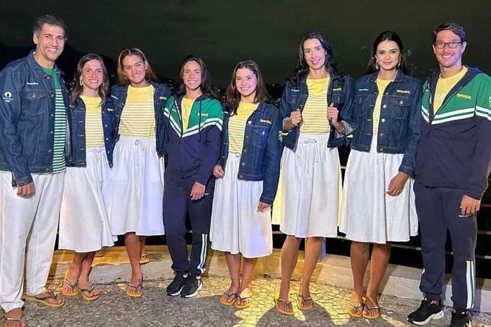 Roupas de atletas feitas com artes de bordadeiras do RN para as Olimpíadas viram chacota na web