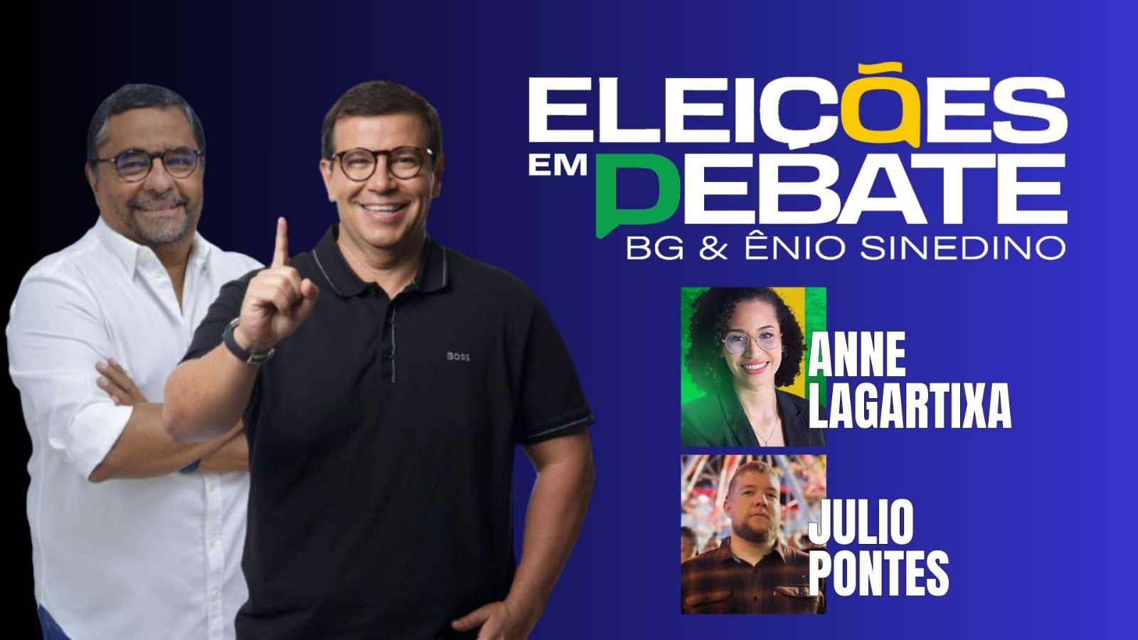 Eleições em Debate traz assuntos quentes e recebe Anne Lagartixa e o presidente do PSOL Natal