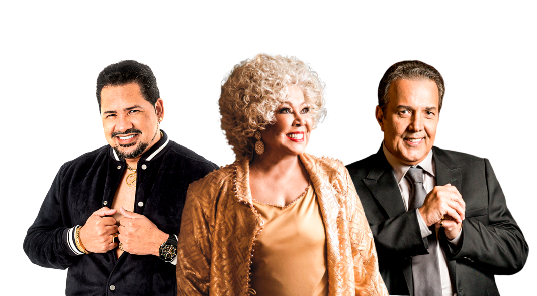 Alcione, Zezo e José Augusto se apresentam na Shock Show