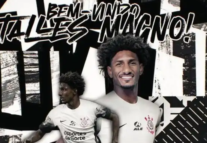 Corinthians anuncia contratação do atacante Talles Magno