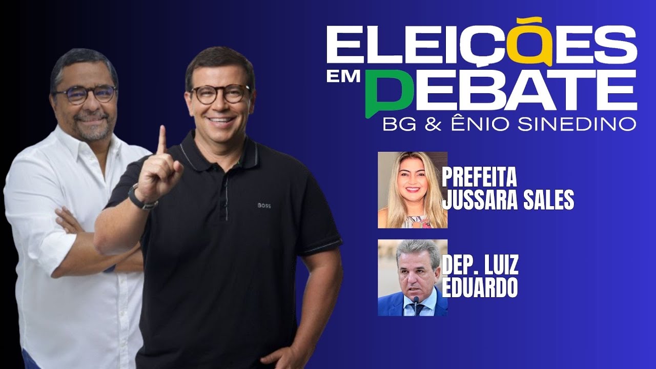 Prefeita de Extremoz e deputado Luiz Eduardo são entrevistados no Eleições em Debate