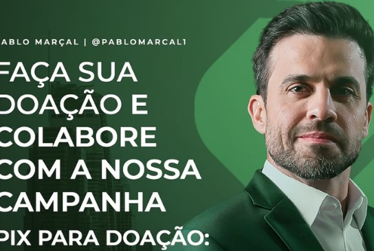 Marçal pede Pix e declara doações de até R$ 0,01 para campanha