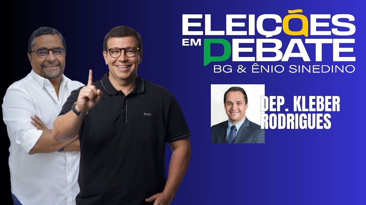 [VÍDEO] Eleições em debate entrevista deputado estadual Kleber Rodrigues (PSDB)