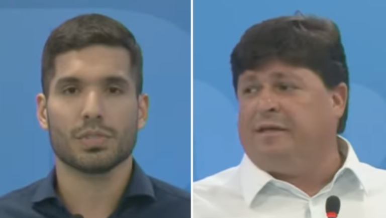 [VÍDEO] Candidato provoca adversário em debate: “Chupa para ver se sai leite”