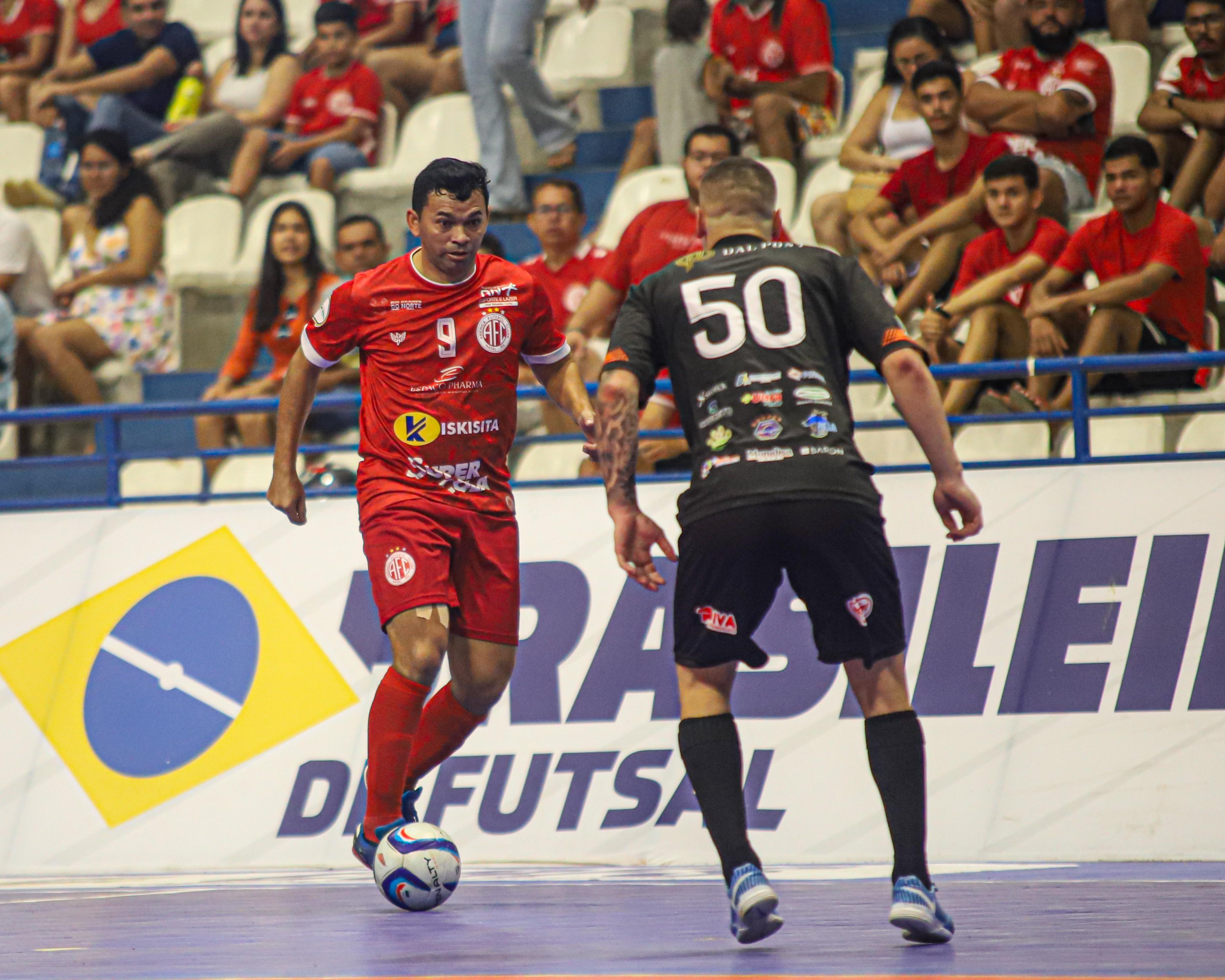 Clássico no futsal: América enfrenta o Apodi pelas quartas do Brasileirão