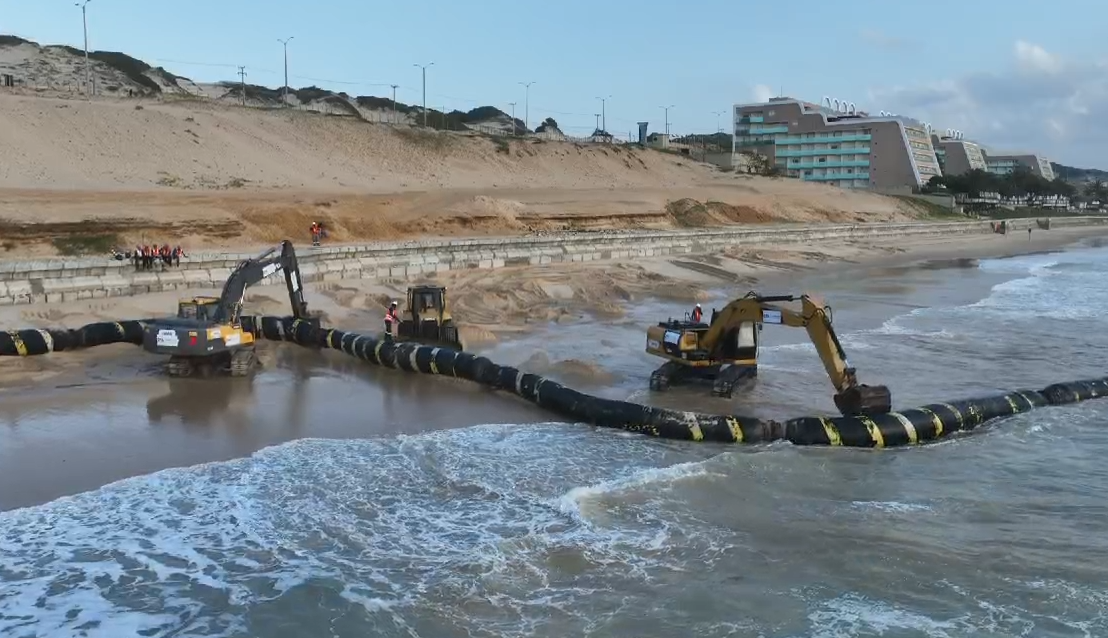 Finalmente: Começam as obras para a Engorda de Ponta Negra