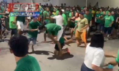 VÍDEO: Evento político no RN termina em pancadaria entre apoiadores da mesma candidata; ASSISTA