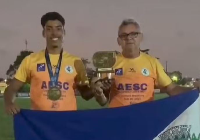 Atleta potiguar é campeão brasileiro sub-18 no decatlo