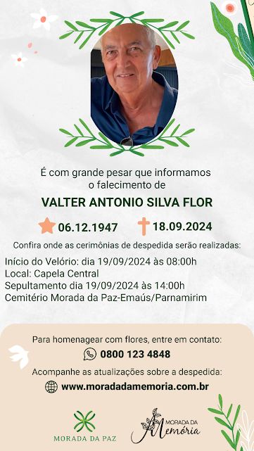 Morre aos 76 anos o empresário Valter Flor