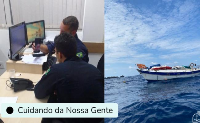 Velejador tcheco é resgatado pela Marinha após ficar à deriva no RN