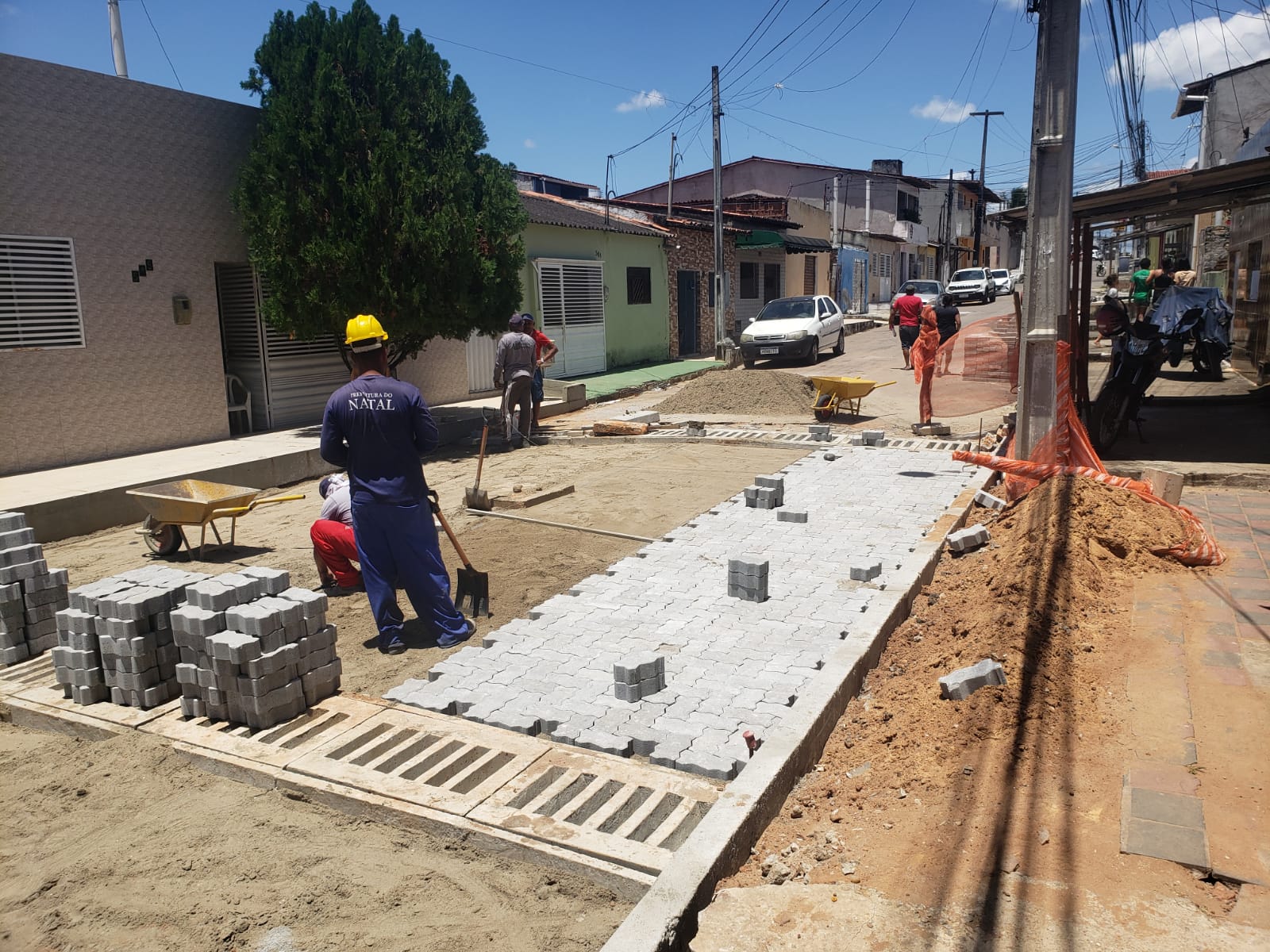 Obra da rua Nossa Senhora do Ó está na finalização dos serviços